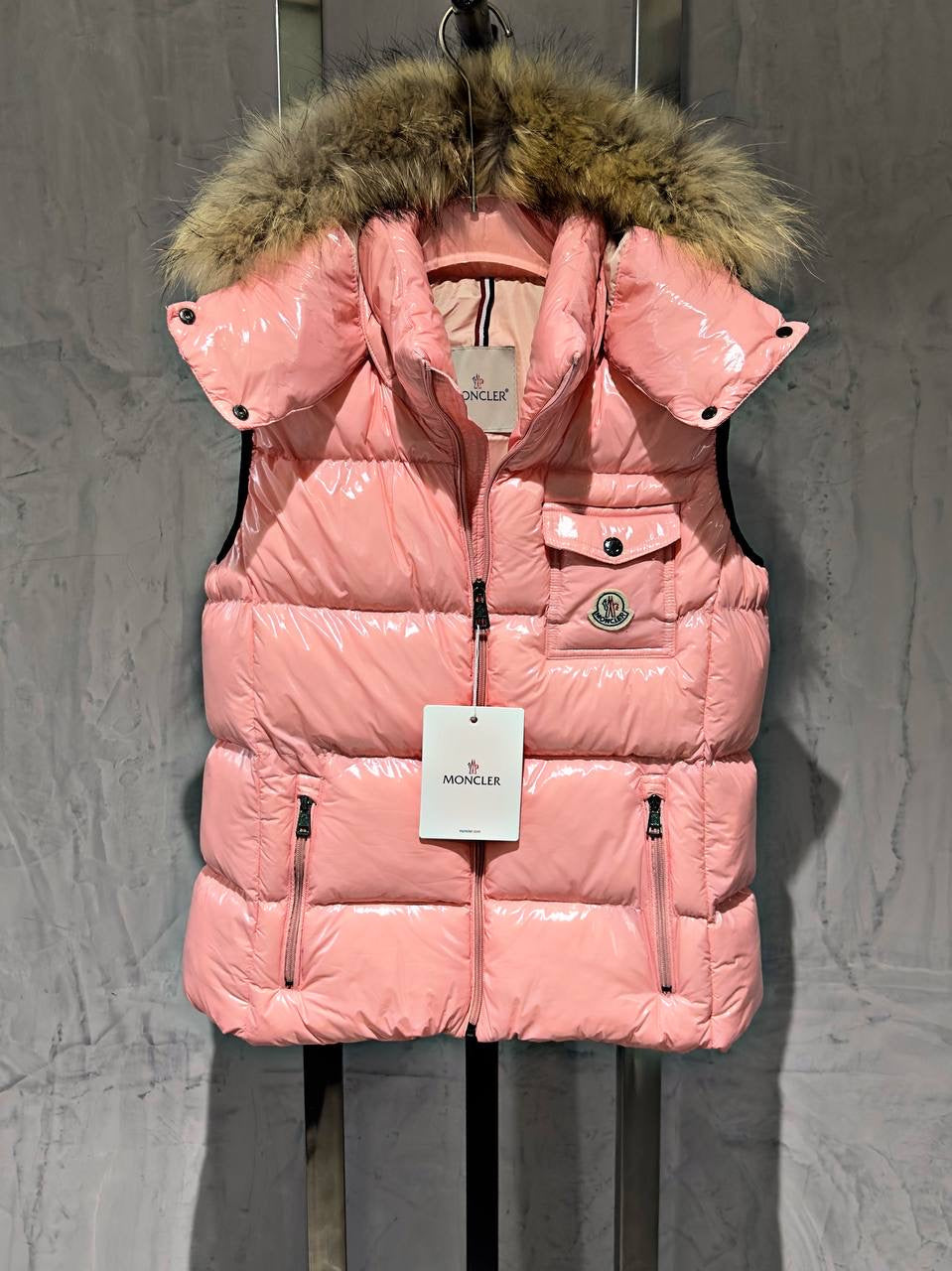 Smanicato Moncler Pink Girl